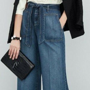 NWT Simply Vera Wang Soft Denim Wide-Leg Trouser